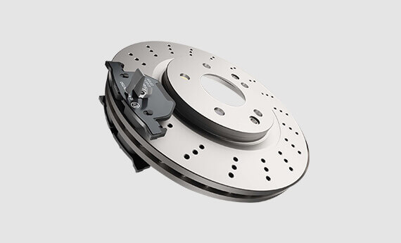stamped brake pads